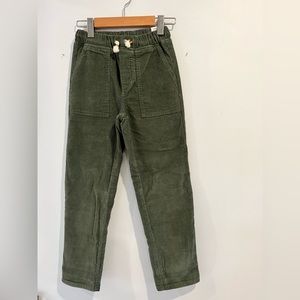 Zara Boys cord pants - olive green NWT